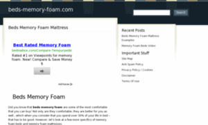 Beds-memory-foam.com thumbnail