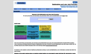 Bedsformulary.nhs.uk thumbnail