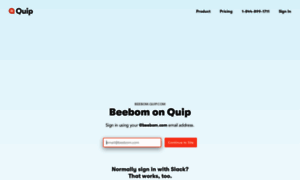 Beebom.quip.com thumbnail