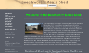 Beechworthmensshed.org.au thumbnail