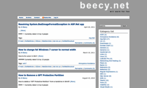Beecy.net thumbnail