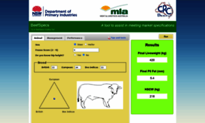 Beefspecs.agriculture.nsw.gov.au thumbnail