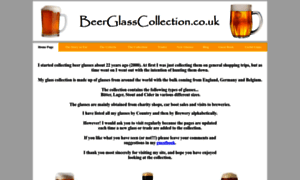 Beerglasscollection.co.uk thumbnail