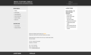 Begacustomlabels.com thumbnail