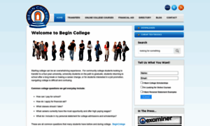 Begincollege.com thumbnail