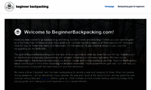 Beginnerbackpacking.com thumbnail