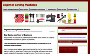 Beginnersewingmachines.net thumbnail