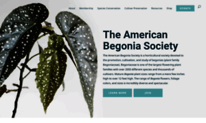 Begonias.org thumbnail