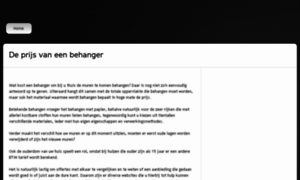 Behanger-prijs.be thumbnail