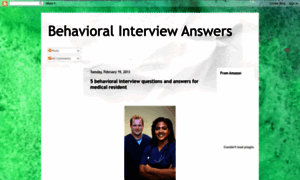 Behavioralinterviewanswers.blogspot.com thumbnail