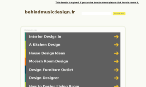 Behindmusicdesign.fr thumbnail
