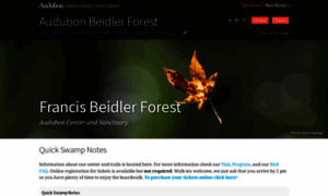 Beidlerforest.audubon.org thumbnail