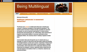 Beingmultilingual.blogspot.com thumbnail