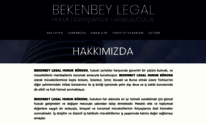 Bekenbeylegal.com thumbnail