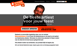 Bekendeartiesten.nl thumbnail