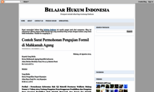 Belajarhukumindonesia.blogspot.com thumbnail