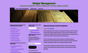 Belajarmanagement.wordpress.com thumbnail