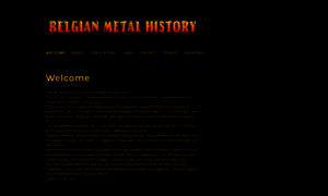Belgianmetalhistory.be thumbnail