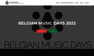 Belgianmusicdays.be thumbnail