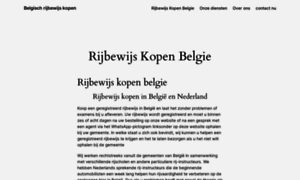 Belgischrijbewijs.com thumbnail