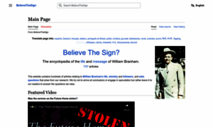 Believethesign.com thumbnail