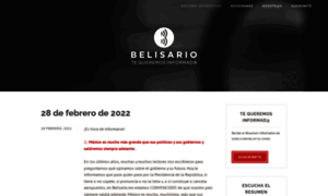 Belisario.mx thumbnail