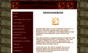 Bellefieldhigh.webs.com thumbnail