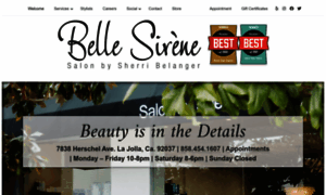 Bellesirenesalon.com thumbnail