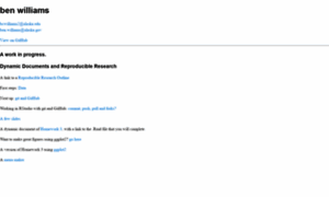 Ben-williams.github.io thumbnail