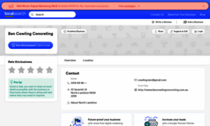 Bencowlingconcreting.com.au thumbnail