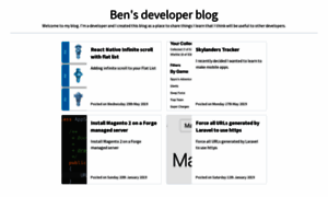 Bencox.blog thumbnail