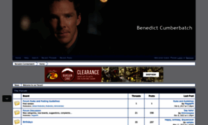 Benedict-cumberbatch.freeforums.net thumbnail