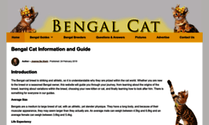 Bengalcat.co.uk thumbnail