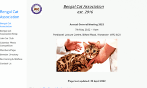 Bengalcatassociation.co.uk thumbnail