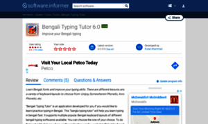 Bengali-typing-tutor.software.informer.com thumbnail