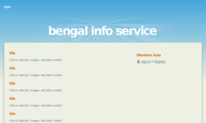 Bengalinfoservice.webs.com thumbnail