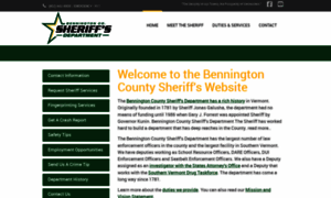 Benningtonsheriff.org thumbnail