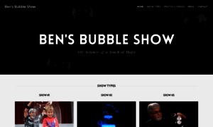 Bensbubbleshow.biz thumbnail