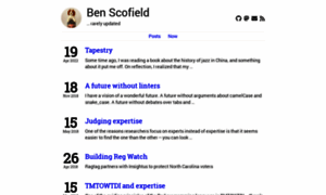 Benscofield.com thumbnail