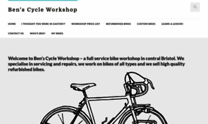 Benscycleworkshop.com thumbnail