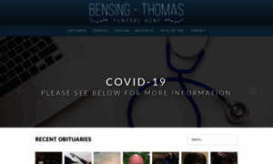 Bensing-thomasfuneralhome.com thumbnail