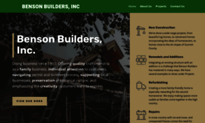 Bensonbuilders-colorado.com thumbnail