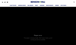 Bensonhillbio.com thumbnail
