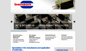 Bensonsolenoids.co.uk thumbnail