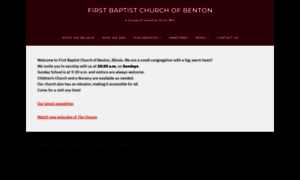 Bentonfirstbaptist.org thumbnail