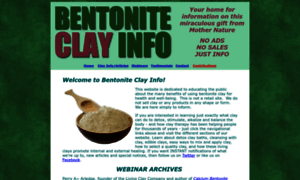 Bentoniteclayinfo.com thumbnail