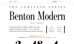 Bentonmodern.webtype.com thumbnail