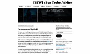 Bentrubewriter.com thumbnail