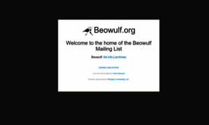 Beowulf.org thumbnail