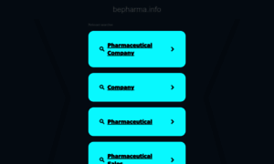 Bepharma.info thumbnail